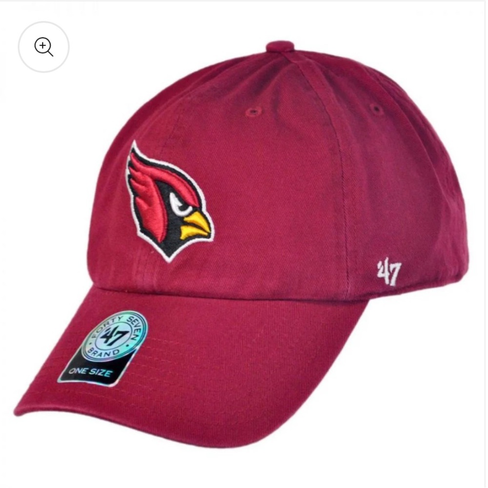 ARIZONA CARDINALS NFL CLEAN UP STRAPBACK BASEBALL CAP DAD HAT NWT🔥